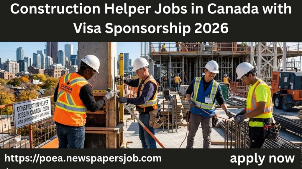 Construction Helper Jobs in Canada