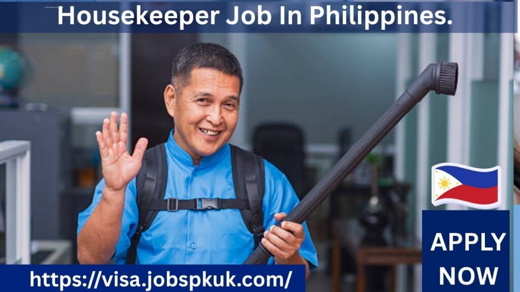 Housekeeper Job In Philippines.