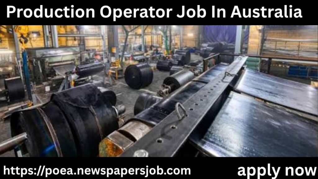 Production Operator Job In Australia